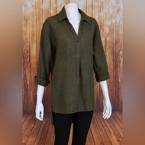 Elegant Olive Women's Tunic by [Brand]